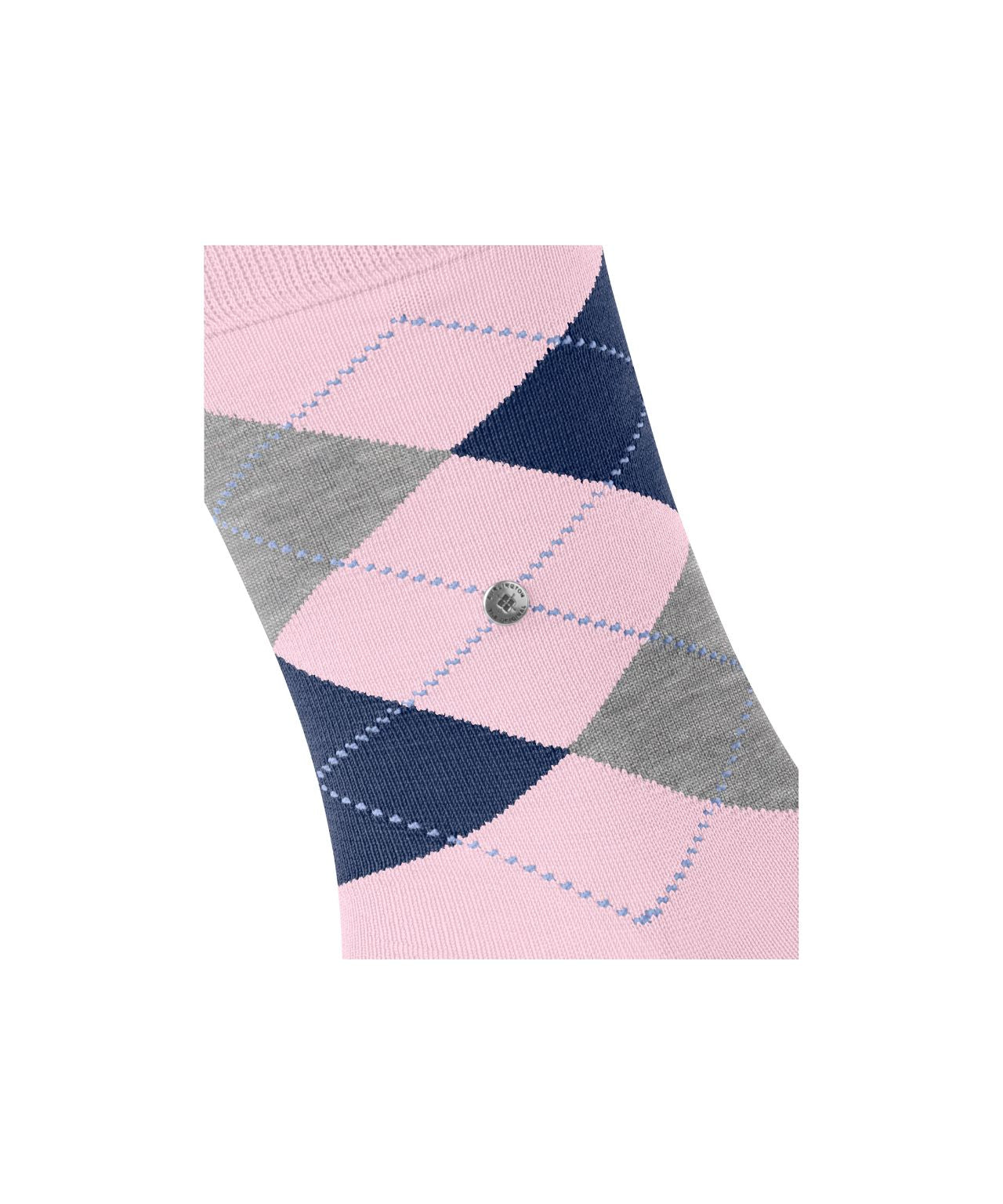 Sok Manchester Kort | Light Pink/Navy/Grey diamond check