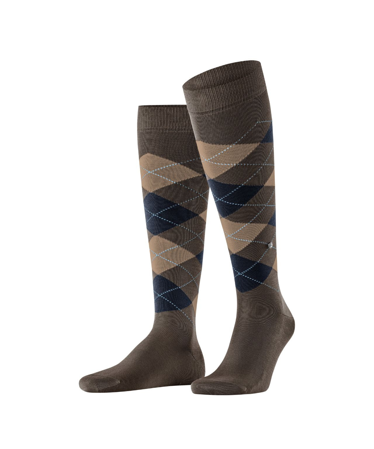 Sok Manchester Lang | Brown/Navy diamond check