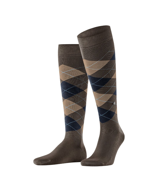 Sok Manchester Lang | Brown/Navy diamond check