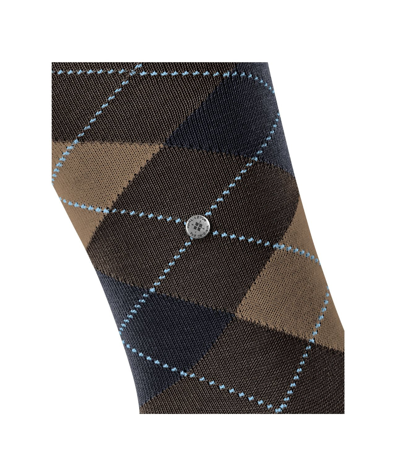 Sok Manchester Lang | Brown/Navy diamond check