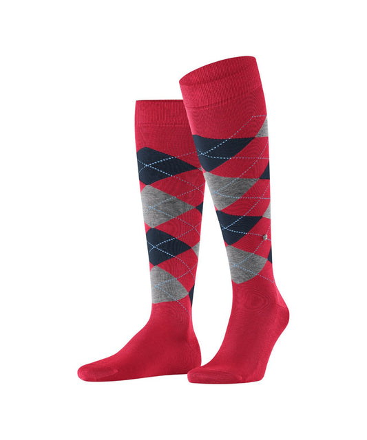 Sok Manchester Lang | Red/Grey diamond check