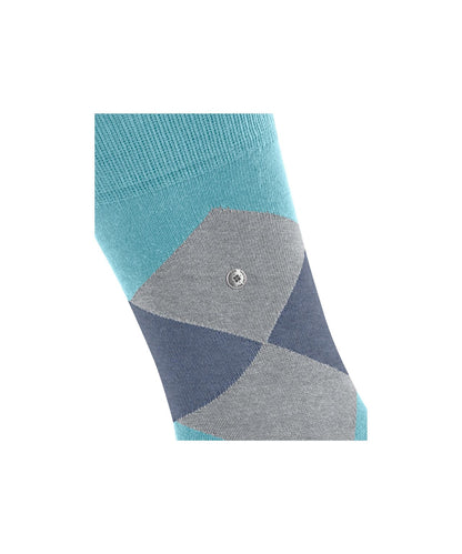Sok Clyde | Aqua/Grey check