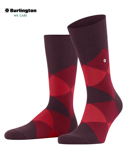 Sok Clyde | Burgundy/Red check
