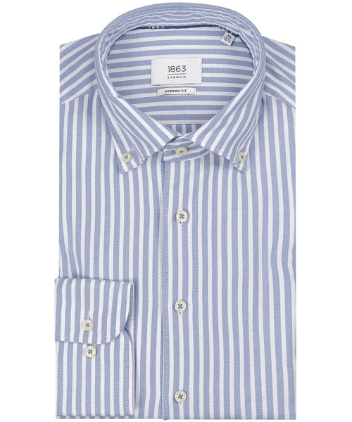 Overhemd Wide Spread | Blauw