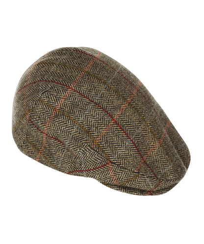Klassieke Cap | Beige Herringbone Overcheck