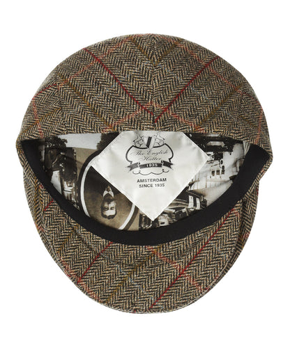 Klassieke Cap | Beige Herringbone Overcheck