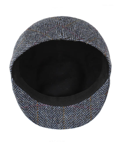 Tweed-Mütze vorgeformt | Blau
