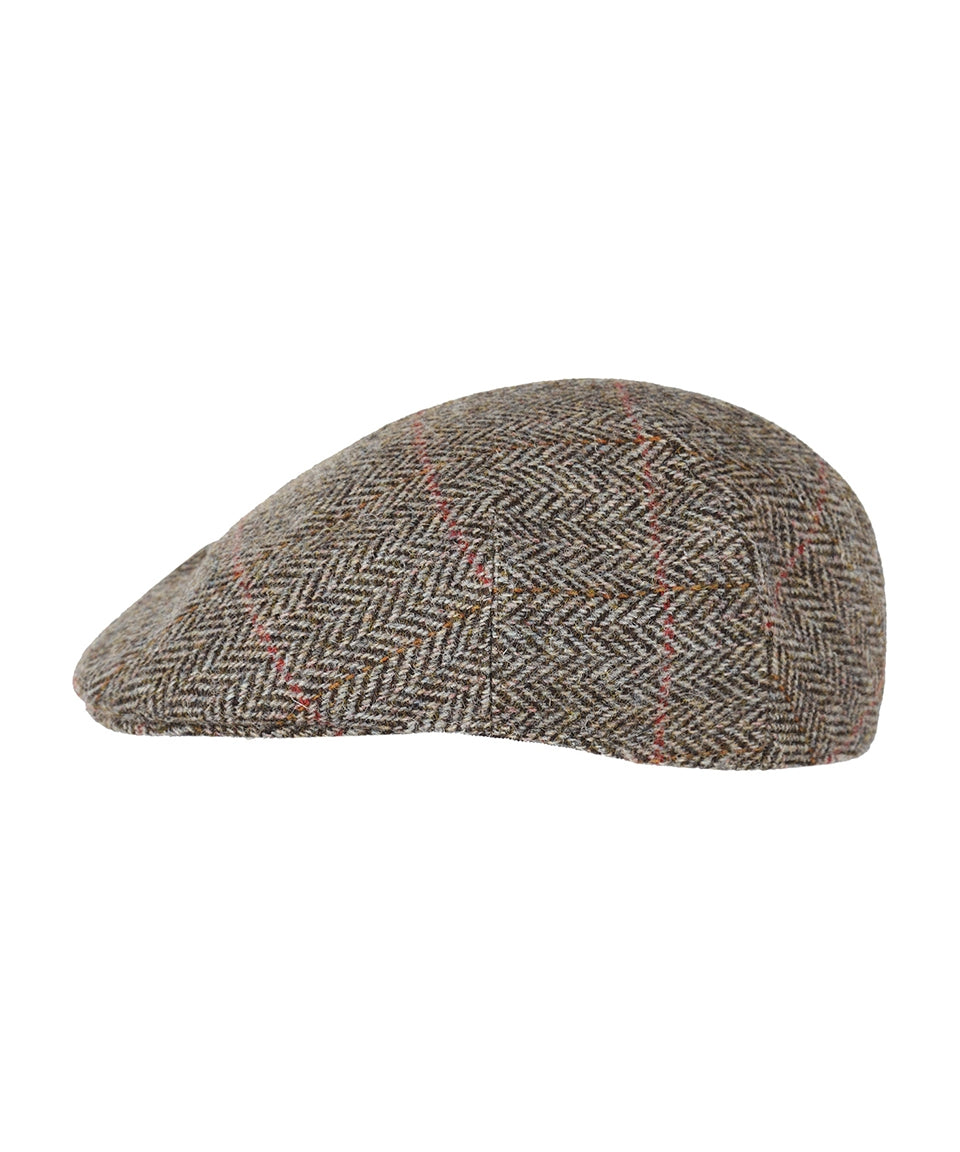 Tweed-Kappe vorgeformt | Braun