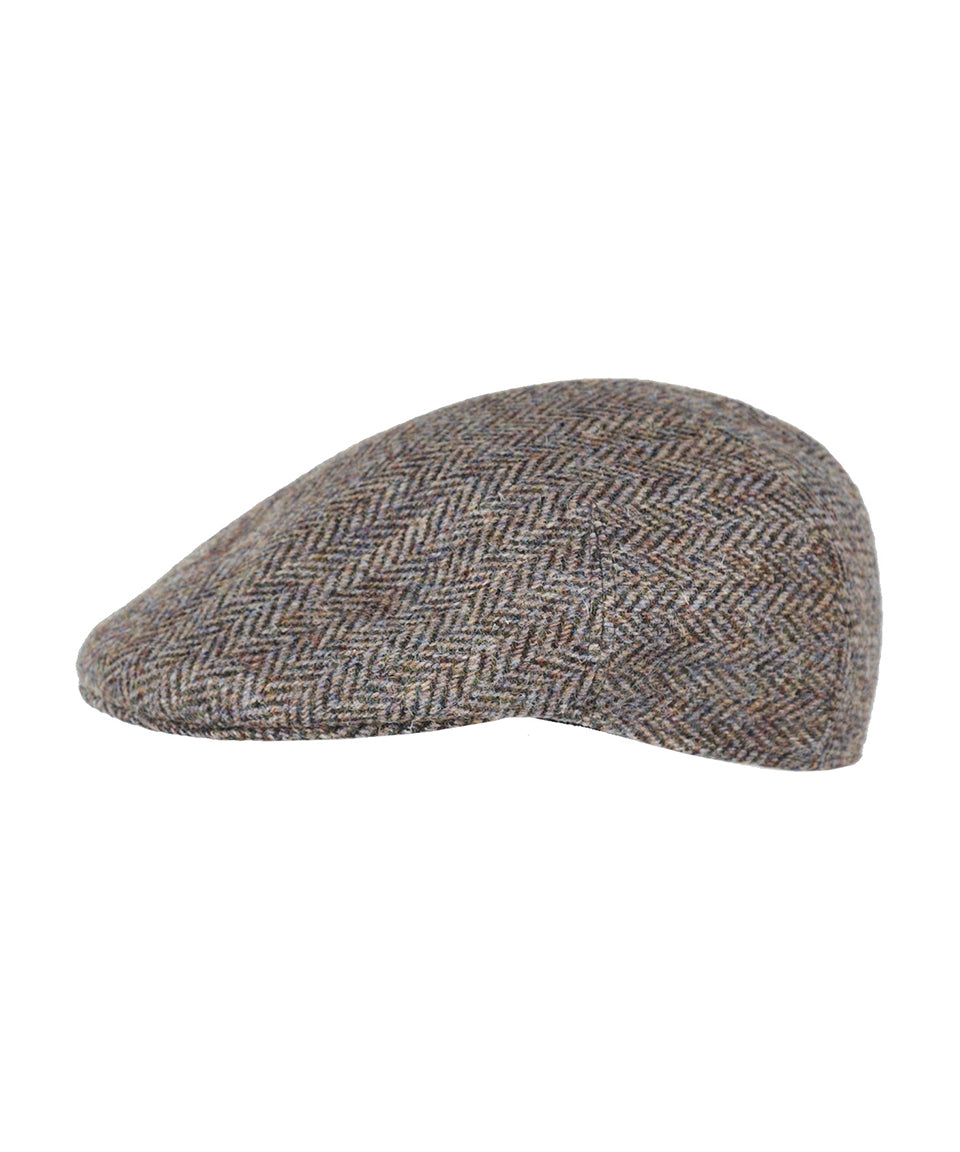 Tweed-Kappe vorgeformt | Braun