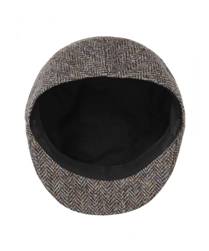 Tweed-Kappe vorgeformt | Braun