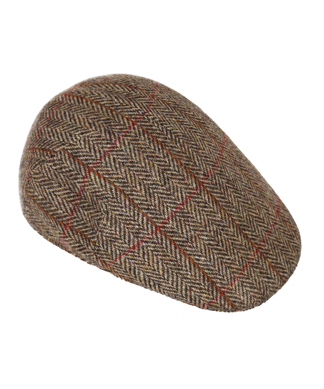 Tweed-Kappe vorgeformt | Braun