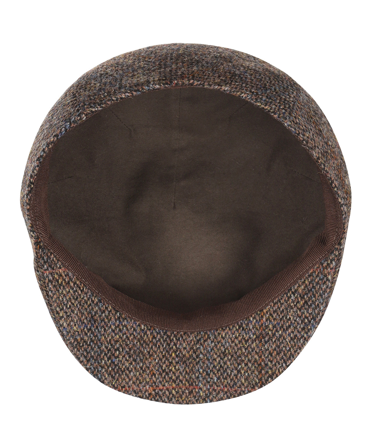 Tweed-Kappe vorgeformt | Braun