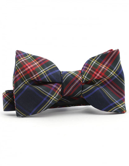 Strik zijde | Navy Tartan