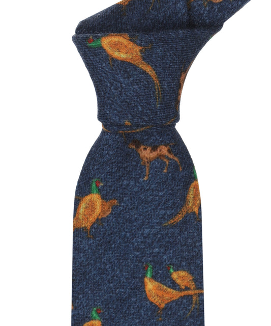 Wool tie | Blue