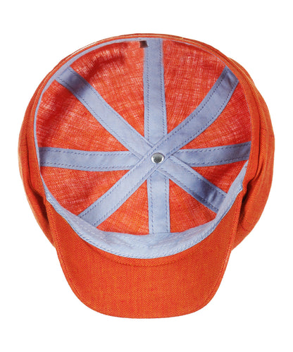 Hatteras Linnen Herringbone | Orange Melange