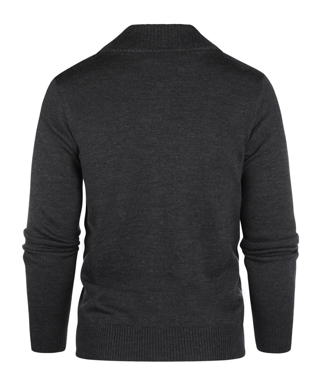 Merino-Reißverschlussweste | Anthrazitgrau