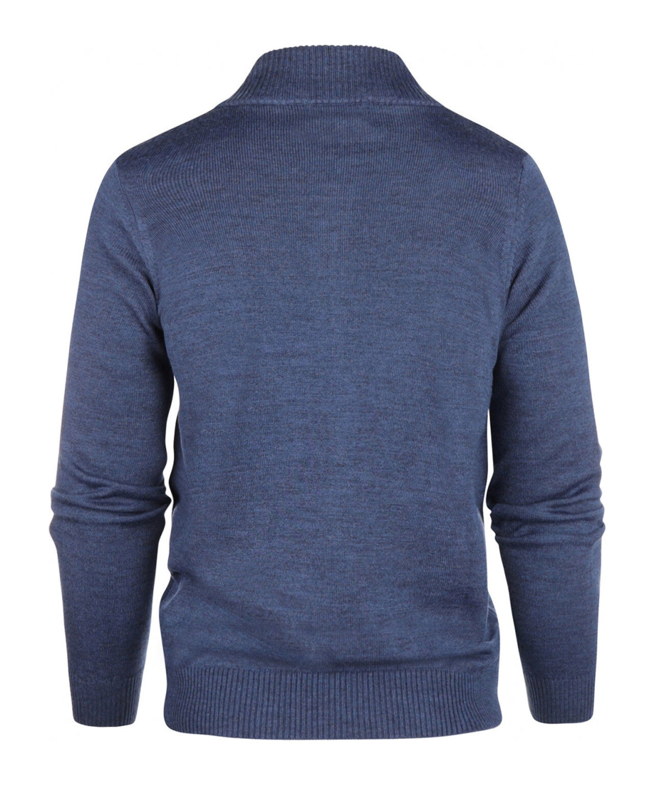 Merino-Reißverschlussweste | Blau