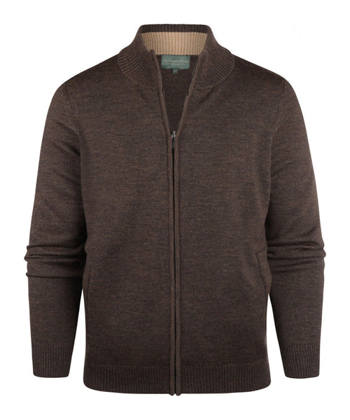 Merino Ritsvest | Bruin
