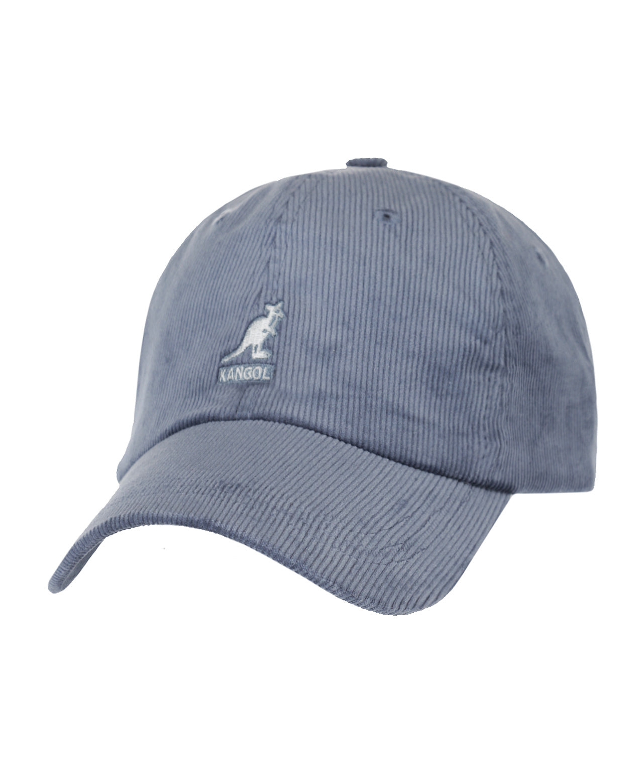 Baseballkappe aus Cord | Denimblau