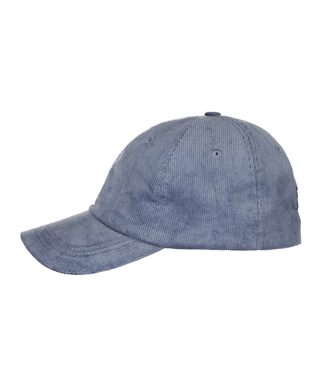 Baseballkappe aus Cord | Denimblau