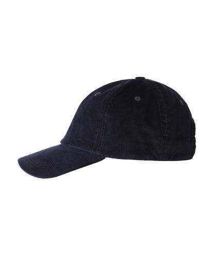 Baseballkappe aus Cord | Marineblau