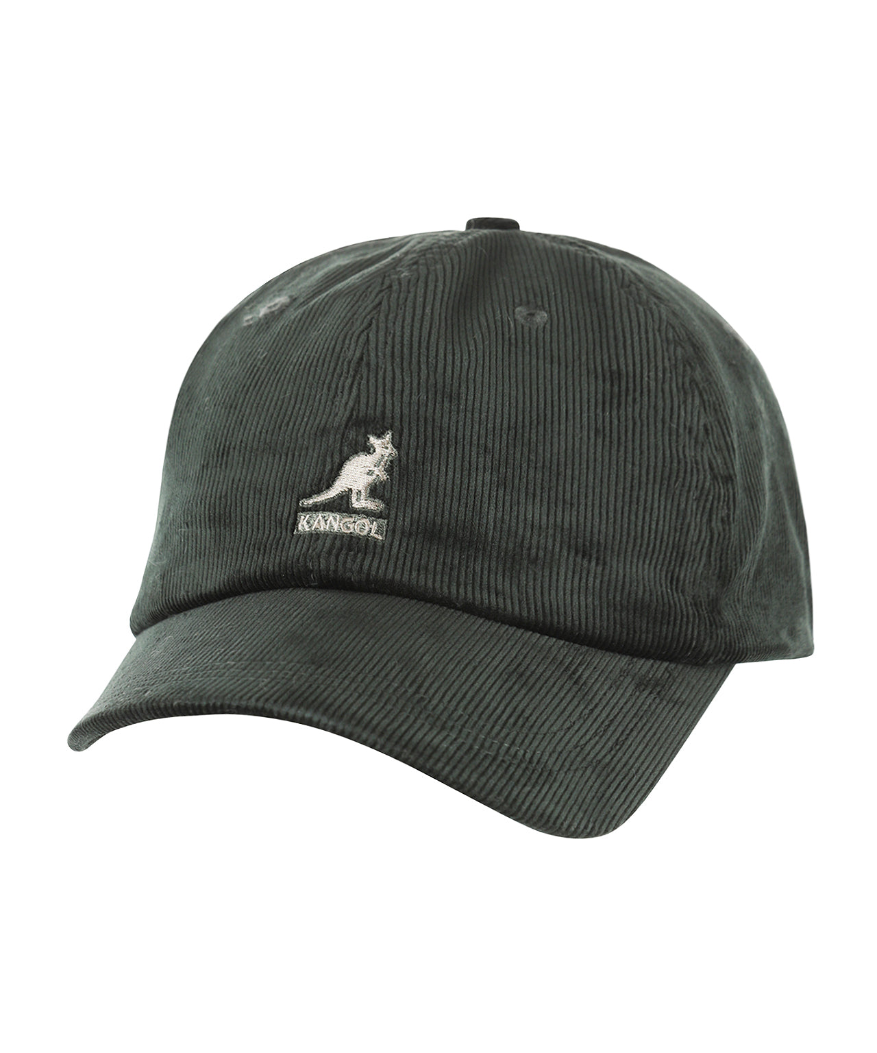 Baseballkappe aus Cord | Grün