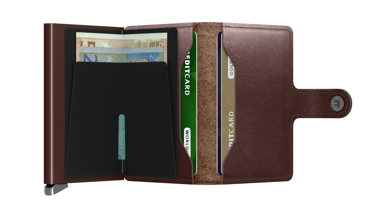 Premium Miniwallet | Dusk Dark Brown