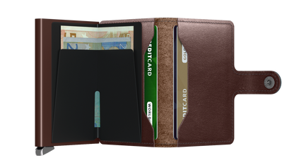 Premium Miniwallet | Dusk Dark Brown