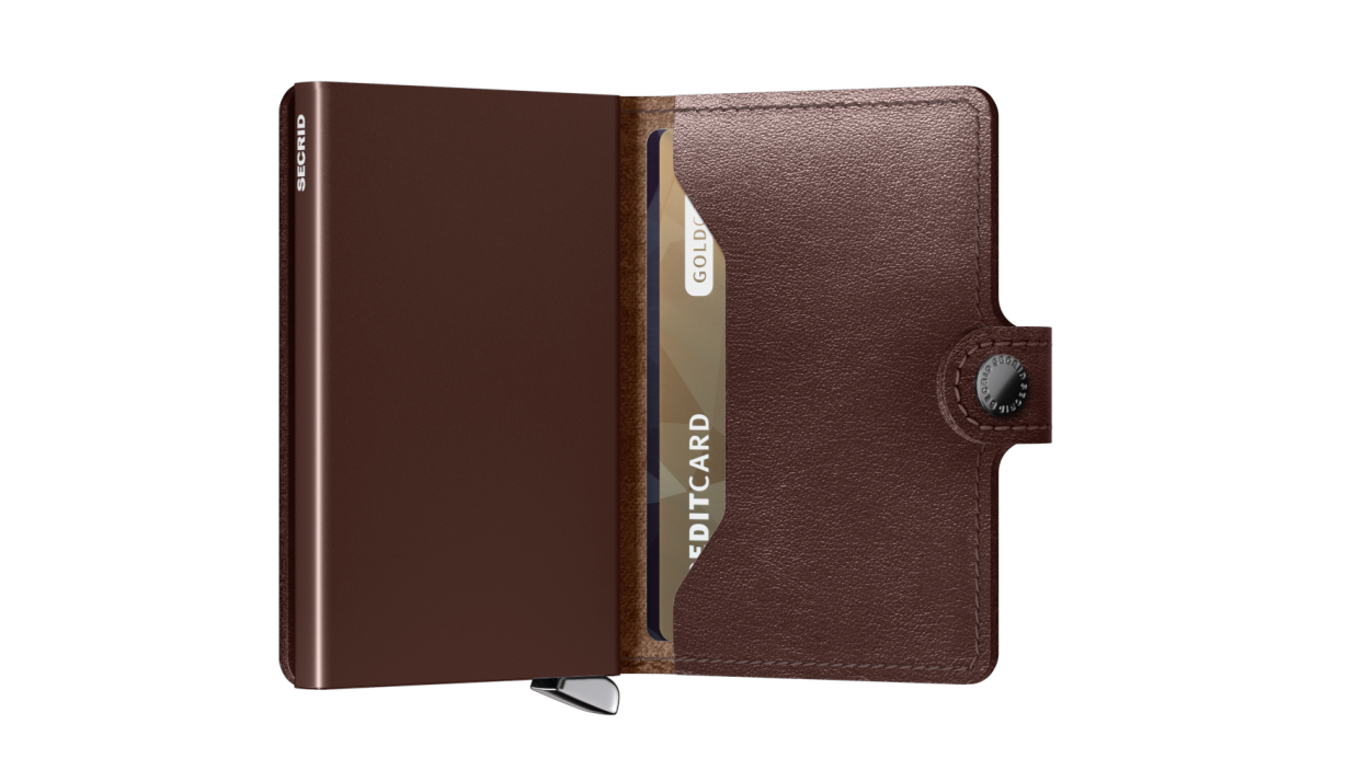 Premium Miniwallet | Dusk Dark Brown