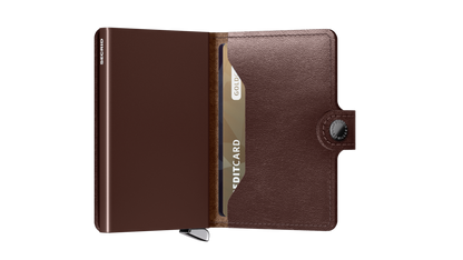 Premium Miniwallet | Dusk Dark Brown
