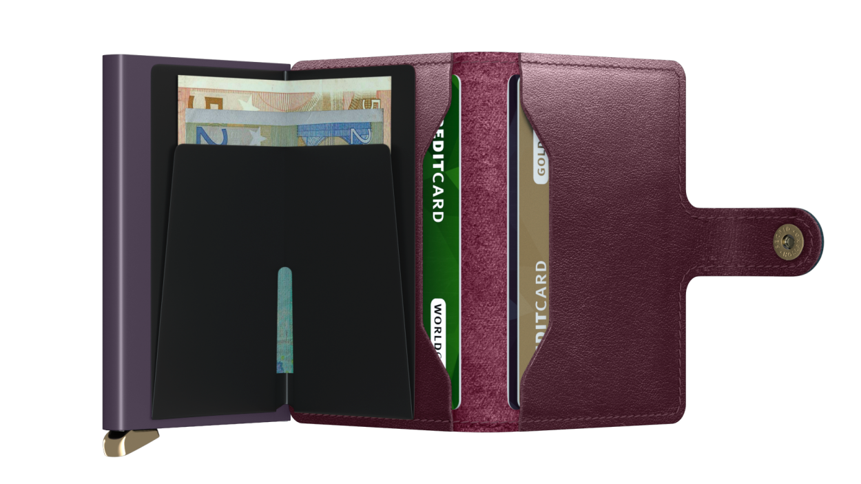 Premium Miniwallet | Dusk Bordeaux