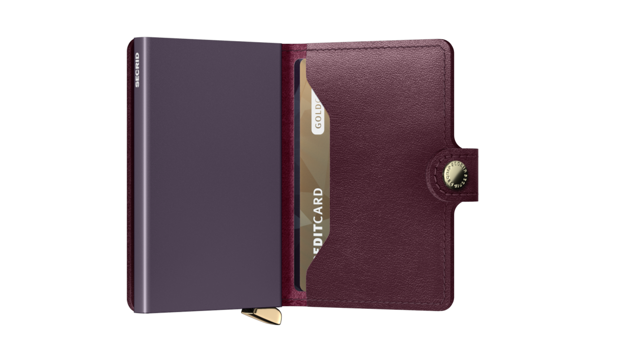 Premium Miniwallet | Dusk Bordeaux
