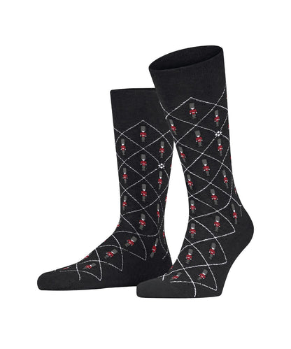Burlington Guard Heren Sokken | Zwart