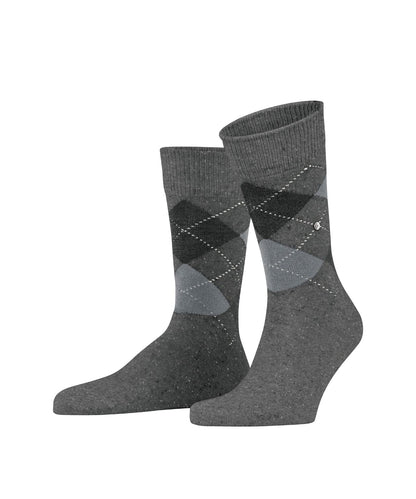Dundee Sok | Grey diamond check