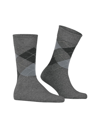 Dundee Sok | Grey diamond check