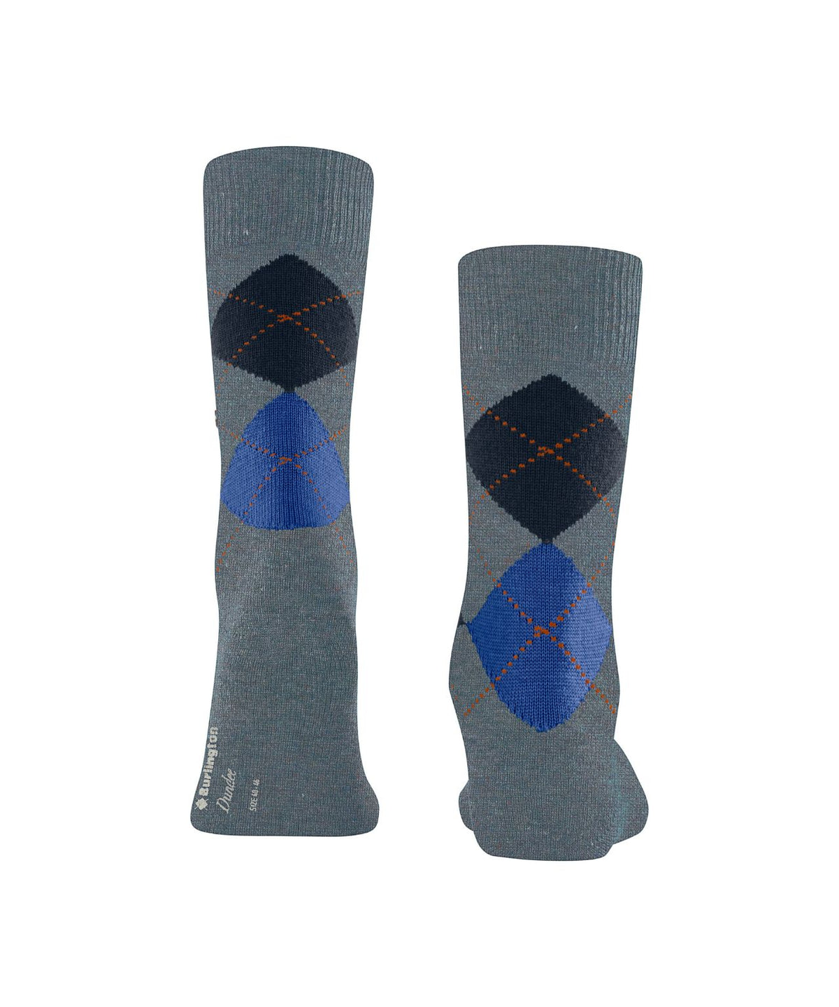 Dundee Sok | Light Jeans Diamond Check