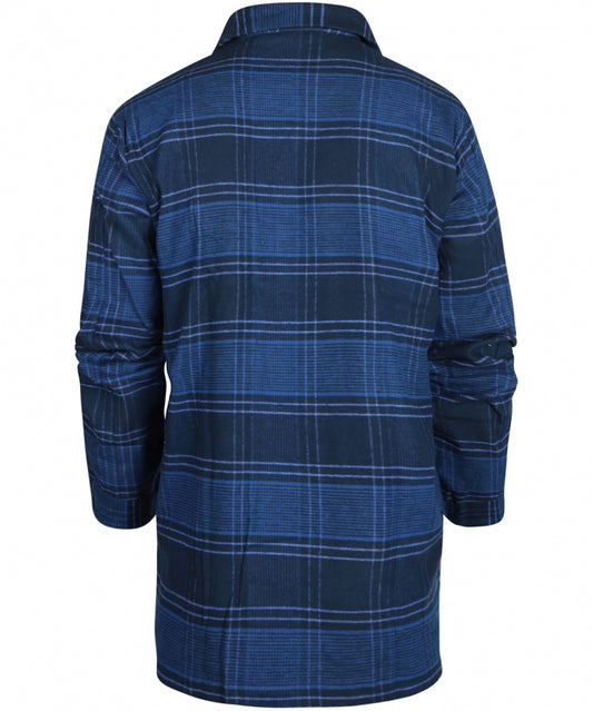 Derek Rose Flannel Pyjama | Navy/Blue check