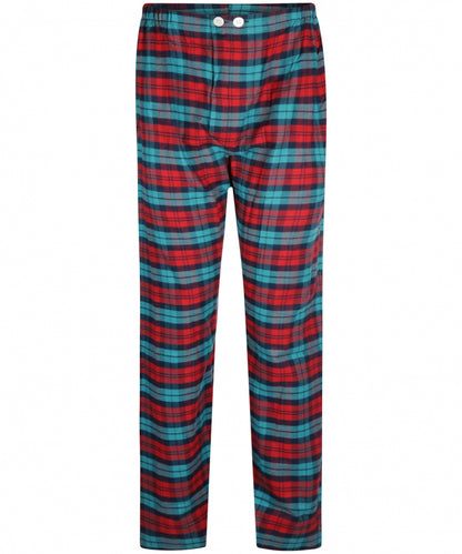 Derek Rose Flannel Pajama Set | Red