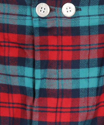 Derek Rose Flannel Pajama Set | Red