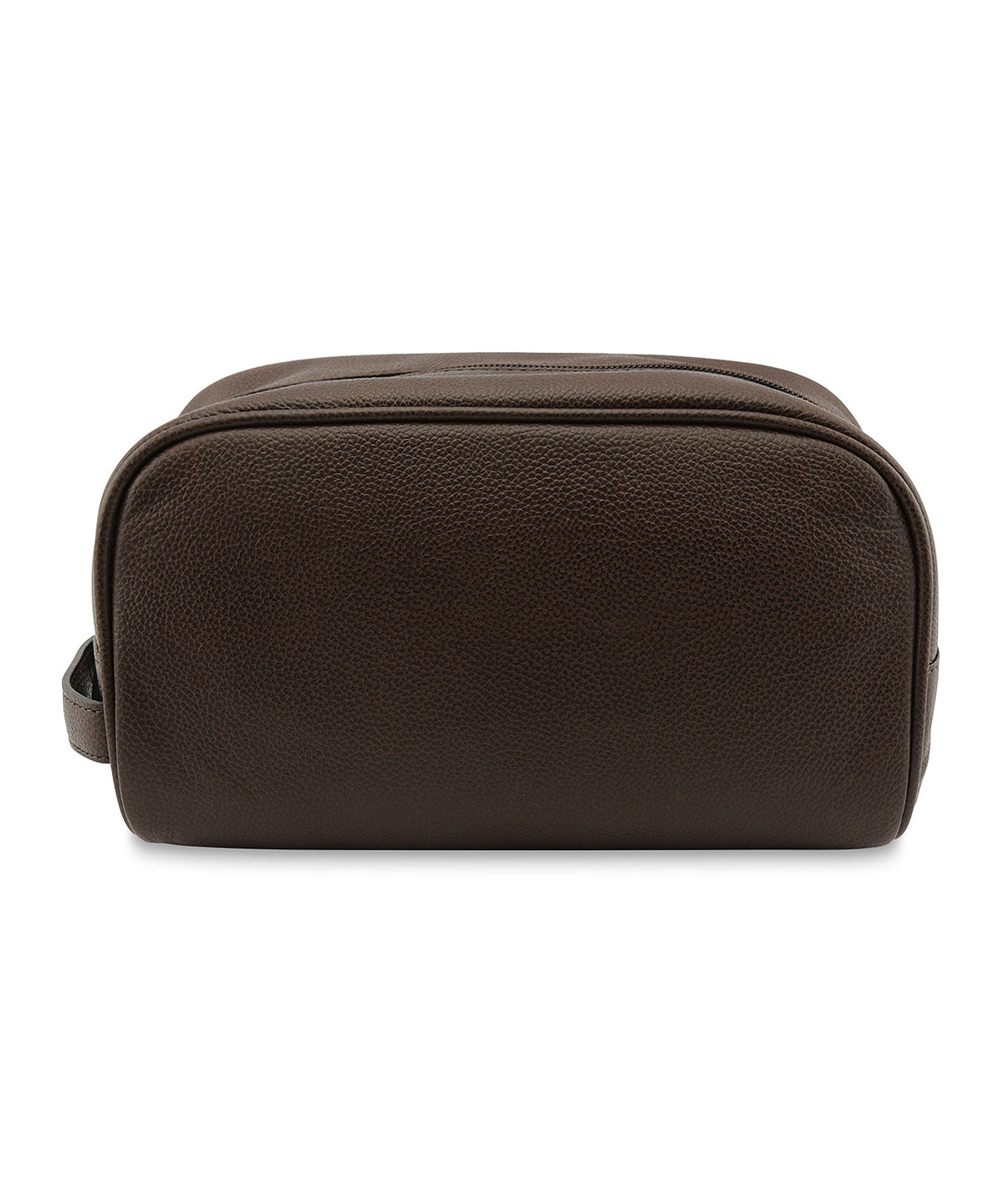 Leather Washbag | Dark Brown