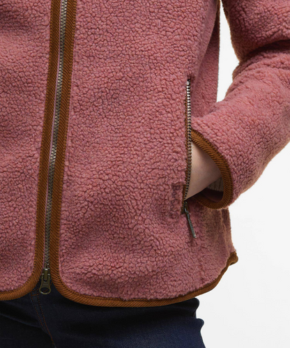 Dames Laven Fleece Pullover | Vintage Pink