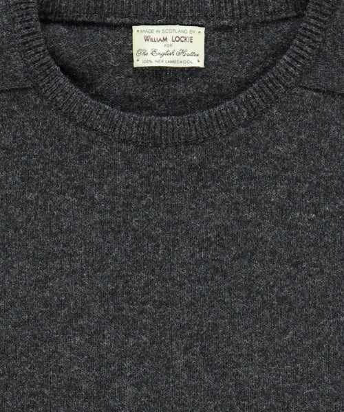 Pullover Lamswol ronde hals dutch fit | Charcoal