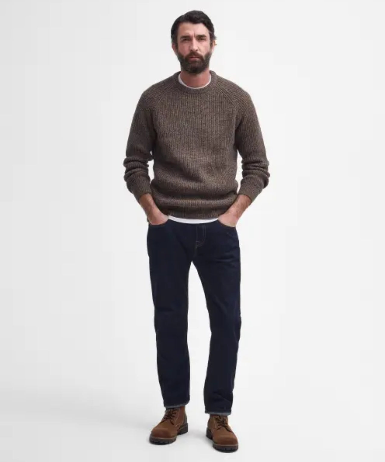 Barbour Horseford Rundhalsausschnitt | Braun