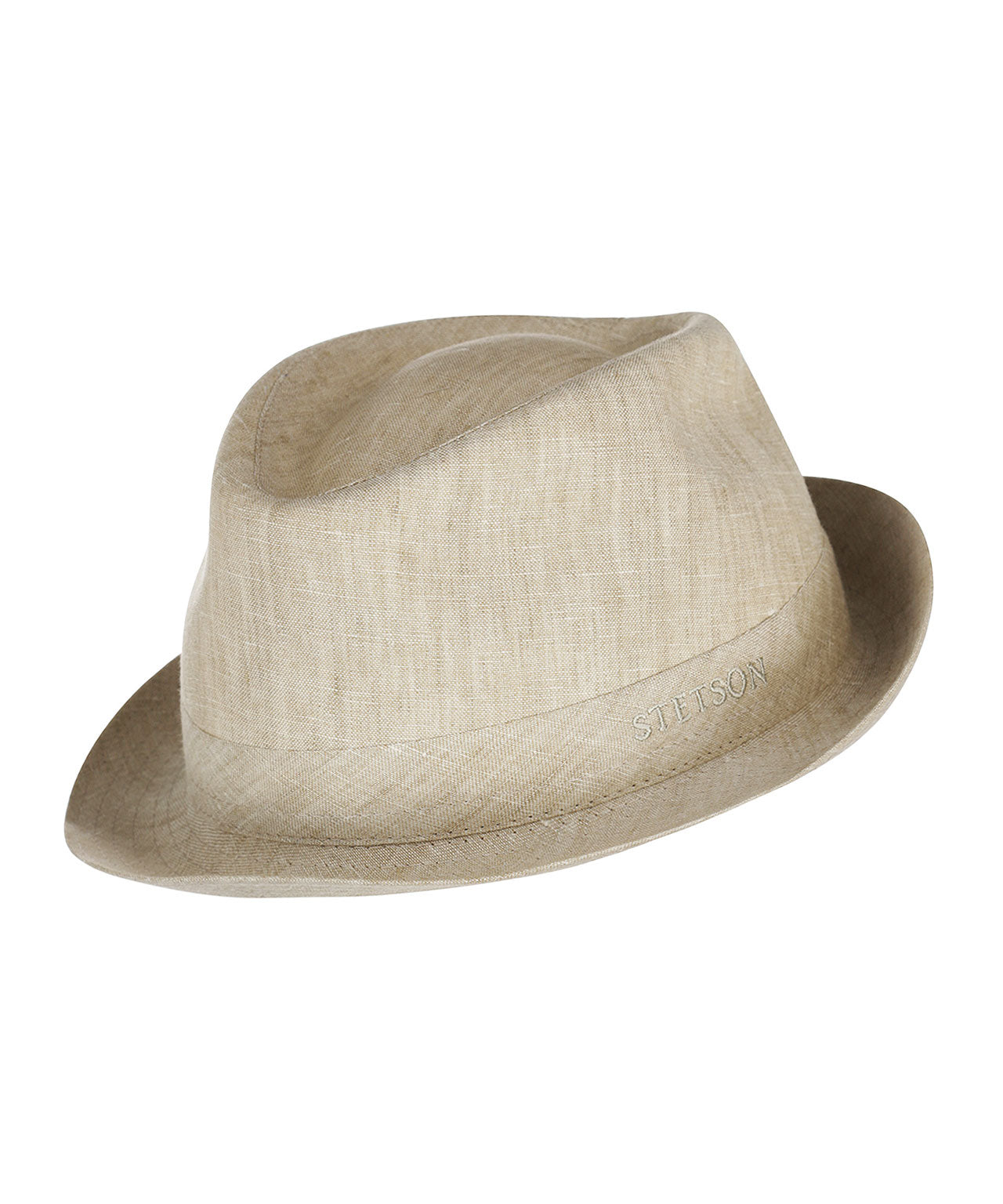 Trilby-Hüte aus Leinen | Beige