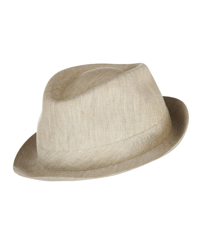 Trilby-Hüte aus Leinen | Beige