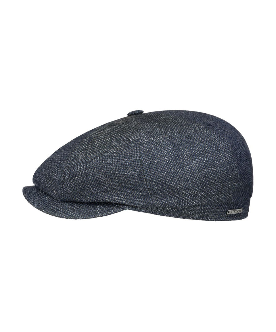 Stetson Hatteras Schurwolle/Leinen | Blau