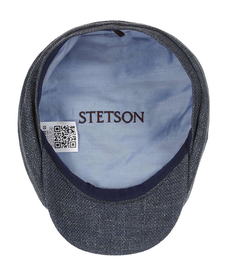 Stetson Hatteras Schurwolle/Leinen | Blau