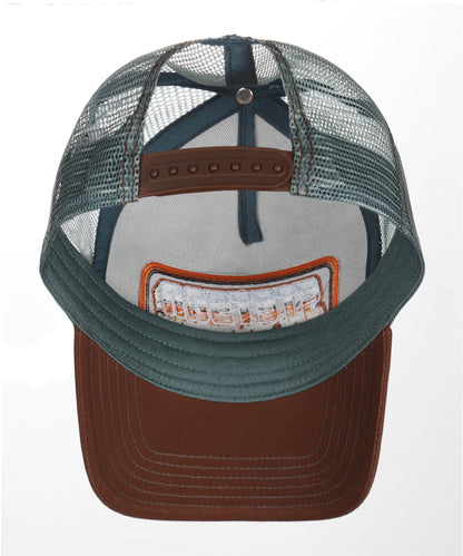 Trucker-Cap Chrom | Blau
