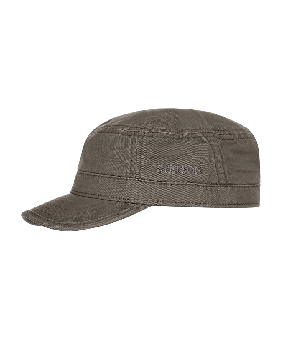 Army-Cap aus Baumwolle | Olivgrün
