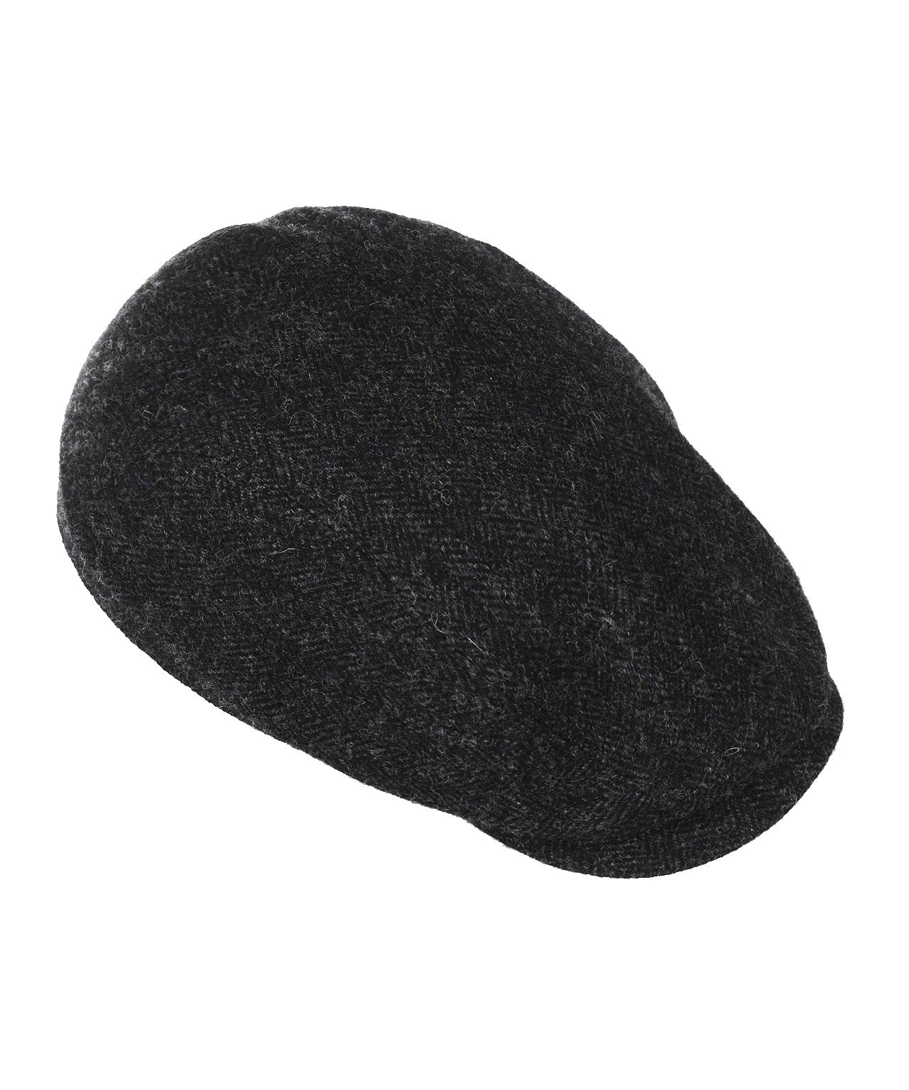 Driver Cap Wool Herringbone | Zwart Herringbone